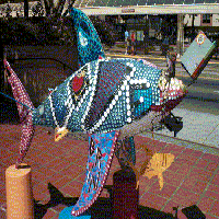 The Shark statue called SchoolMe1